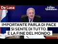 De Luca sulla pace: "In Italia rivoluzionari di cartone. Statisti che portano il mondo al disastro"