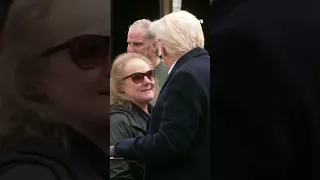 North Carolina woman hugs President Trump and thanks him for visiting