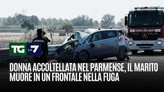 Donna accoltellata nel Parmense, il marito muore in un frontale nella fuga
