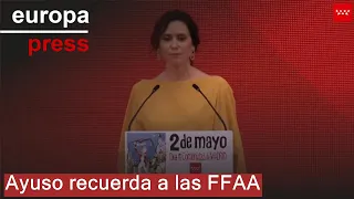 S&U PLC [CBOE] Ayuso recuerda a las FFAA y dice que los madrileños están &quot;dolidos&quot; por su ausencia