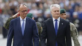 Merz en Lituanie : une &quot;Panzerbrigade&quot; allemande pour renforcer le flanc oriental de l&#39;OTAN
