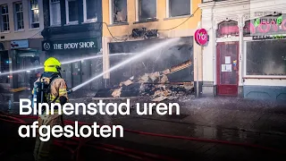 Grote brand in centrum Arnhem