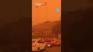 ORANGE 🇮🇶 Une #tempête de sable recouvre le nord de l&#39;#Irak d&#39;un voile orange • FRANCE 24