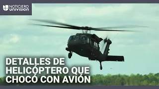 AMERICAN AIRLINES GRP Esto se sabe del helicóptero militar que chocó con un avión de American Airlines en Washington DC