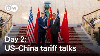 US says trade talks with China are &quot;going well&quot; | DW News