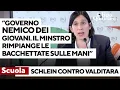 Scuola, Schlein: "Dal ministro Valditara solo sparate e parole vuote, nulla per i problemi reali"