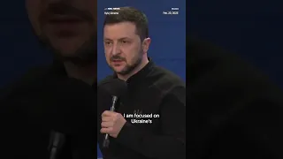 Zelenskyy says he is willing to step down as president if it means peace in Ukraine