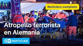 🔴 DW Noticias 20.12.2024: conductor embiste a decenas de personas en Magdeburgo [Noticiero completo]