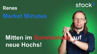 THE MARKET LIMITED Renes Market Minutes - Die Käufer machen wieder Druck!