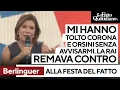 Bianca Berlinguer: "Mi hanno tolto Mauro Corona e il professor Orsini senza dirmi niente"