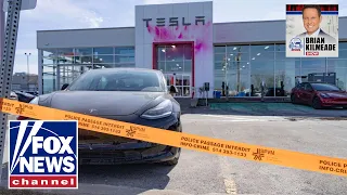 TESLA INC. The alarming rise in violent Tesla vandalism | Brian Kilmeade Show