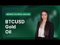 Technical Analysis on BTCUSD, Gold, Oil