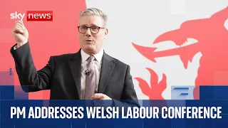 Sir Keir Starmer delivers address to Welsh Labour conference