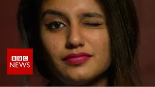 WINKLINK Priya Varrier: The actress whose wink stopped India - BBC News