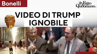 &quot;Video di Trump ignobile, Meloni venga in aula e dica cosa pensa&quot;. Bonelli scatenato