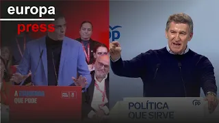 Sánchez afirma que le &quot;avergüenza&quot; la actitud de Feijóo y éste dice que está &quot;desautorizado&quot;