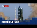 LIVE: China launching Shenzhou-20 space mission from Gobi Desert
