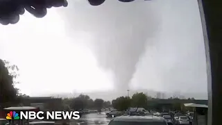 Rare tornado hits Northern California  