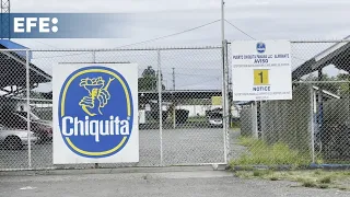 En el muelle de Chiquita Panamá los estibadores, sin carga que mover, están a la espera