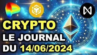 NEAR ENFIN UNE DATE POUR L’ETF ETHER, FORTUNE DE CZ, NEAR, POLYGON, POLKADOT ! ACTUS CRYPTOMONNAIES 14/06