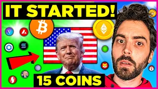 IT STARTED!! → TRUMP JUST SENT CRYPTO NUCLEAR! Buy These 15 Coins NOW (URGENT)