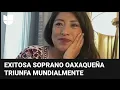 "Hay que soñar y luego hay que trabajar": soprano indígena conquista los escenarios de Nueva York