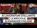 Appendino: "Solidarietà ai lavoratori Stellantis: a loro 600 euro, a manager e azionisti milioni"