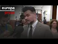 Rufián arremete contra Ayuso por "mentir" con las muertes por covid