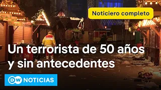 🔴 DW Noticias 21 diciembre: El atacante saudí residía a 50 km de Magdeburgo [Noticiero completo]