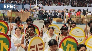 Sheinbaum rinde homenaje al legado mexica al cumplirse 700 años de fundación de México-Tenochtitlan