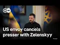 US-Ukraine tensions escalate as Zelenskyy-Kellogg press conference cancelled | DW News