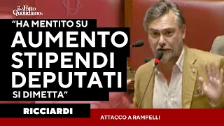 Ricciardi: &quot;Rampelli si dimetta immediatamente! Ha mentito sull&#39;aumento degli stipendi ai deputati.&quot;
