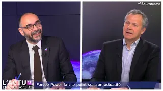 FORSEE POWER Forsee Power fait le point sur son actualité