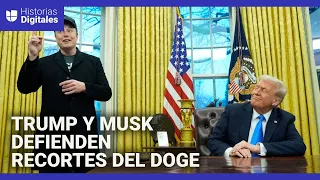 ELON AB [CBOE] En un minuto: Donald Trump y Elon Musk defienden los recortes gubernamentales del DOGE