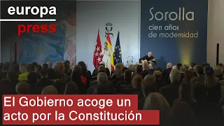 El Gobierno acoge un acto por la Constitución después del &quot;choque&quot; con la Comunidad de Madrid