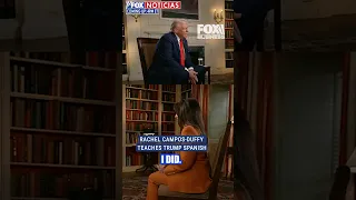Trump learns how to say MAGA in Spanish #shorts #trump #maga