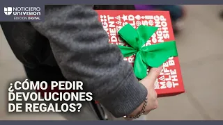 ¿Quieres devolver tu regalo de Navidad? Te explicamos qué debes hacer