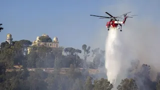 Grossbrand legt den TV-Sender Rai in Rom lahm, 66 Waldbrände in Nordmazedonien gemeldet