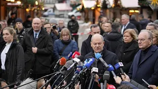 Bundeskanzler Olaf Scholz in Magdeburg