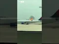 Plane evacuated as fire breaks out
