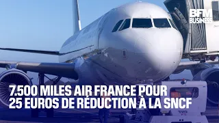 AIR FRANCE -KLM Il est désormais possible d&#39;utiliser ses Miles Air France pour payer un billet...de train