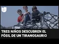 TREX COMPANY INC. - El increíble hallazgo de un hueso fosilizado de un T-rex descubierto por tres niños