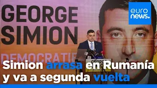 GANA Simion, candidato ultraderechista, gana en la primera ronda de las elecciones en Rumanía