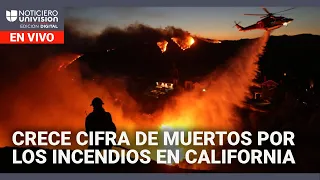 Aumenta la cifra de muertos por los incendios en California | Edición Digital 15 de enero de 2025