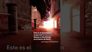 Denuncian detonaciones de bombas caseras con pirotecnia ilegal en Nochevieja en Berlín