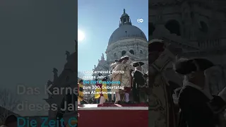 Karneval in Venedig: Wasserparade zur Eröffnung | DW Nachrichten