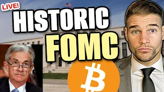 🔴 LIVE - FOMC INTEREST RATE DECISION | Jerome Powell Speaks! | STOCKS CRYPTO TRADING!
