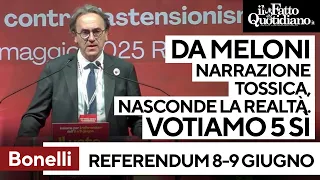 S&U PLC [CBOE] Bonelli: &quot;Da Meloni narrazione tossica, nasconde la realtà su lavoro e cittadinanza. Votiamo 5 Sì&quot;