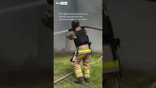 Aftermath of deadly strike in Ukrainian city