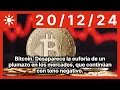 Bitcoin. Desaparece la euforia de un plumazo en los mercados, que continúan con tono negativo.